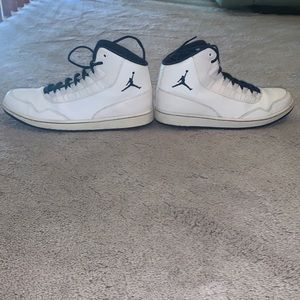 Mens Air Jordan Wht & Blue Shoes Sz 12